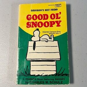 GOOD OL’ SNOOPY EVERYBODY’s BEST FRIEND BOOK CHARLES M. SCHULZ